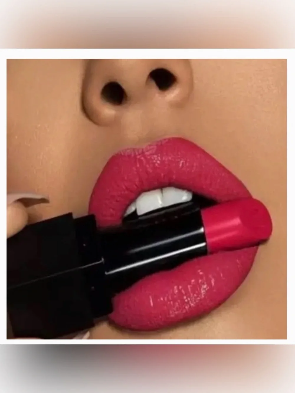Morphe TRUE LOVE Vibrant Fuchsia Cream Lipstick - Bold Pink Shade